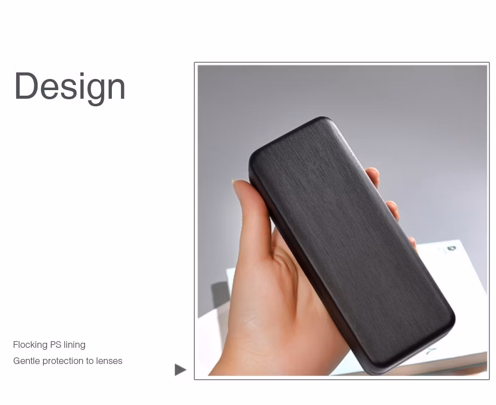 Inno-T184 Simple and Rectangle Hard Glasses Case, Fit for Reading Glasses and Sunglasses, Custom Color and Logo, Eco-Friendly