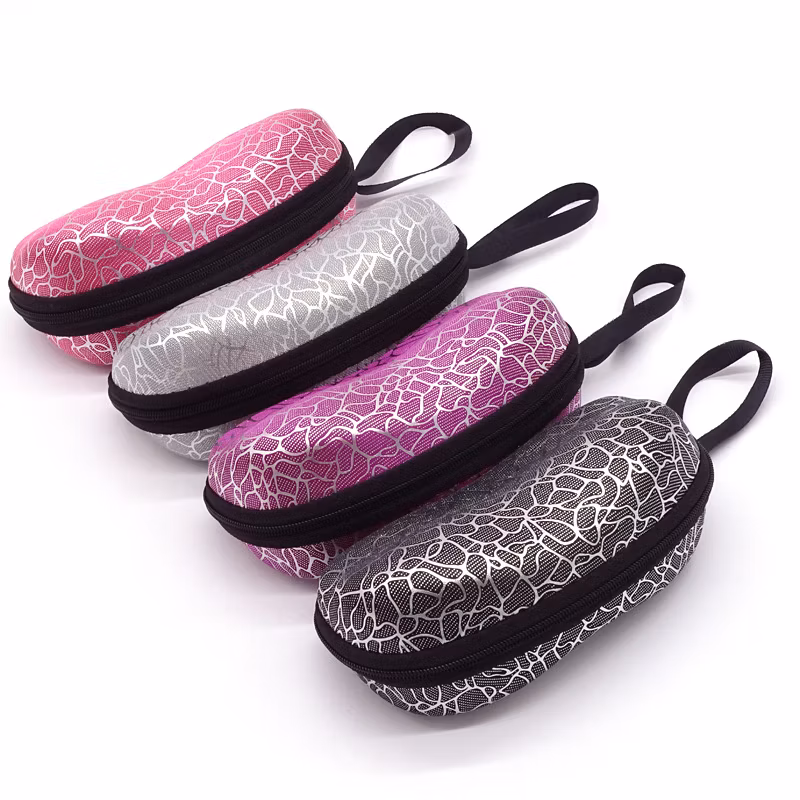 Inno-E019 Peanut Shaped EVA Box, Crush-Resistant EVA Case for Sunglasses, Customizable Color and Logo