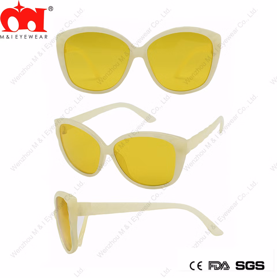 Cat Eyes Thin Pure Color Light Weight Well-Desgined Promotion Kids Sunglasses (LT905063C)