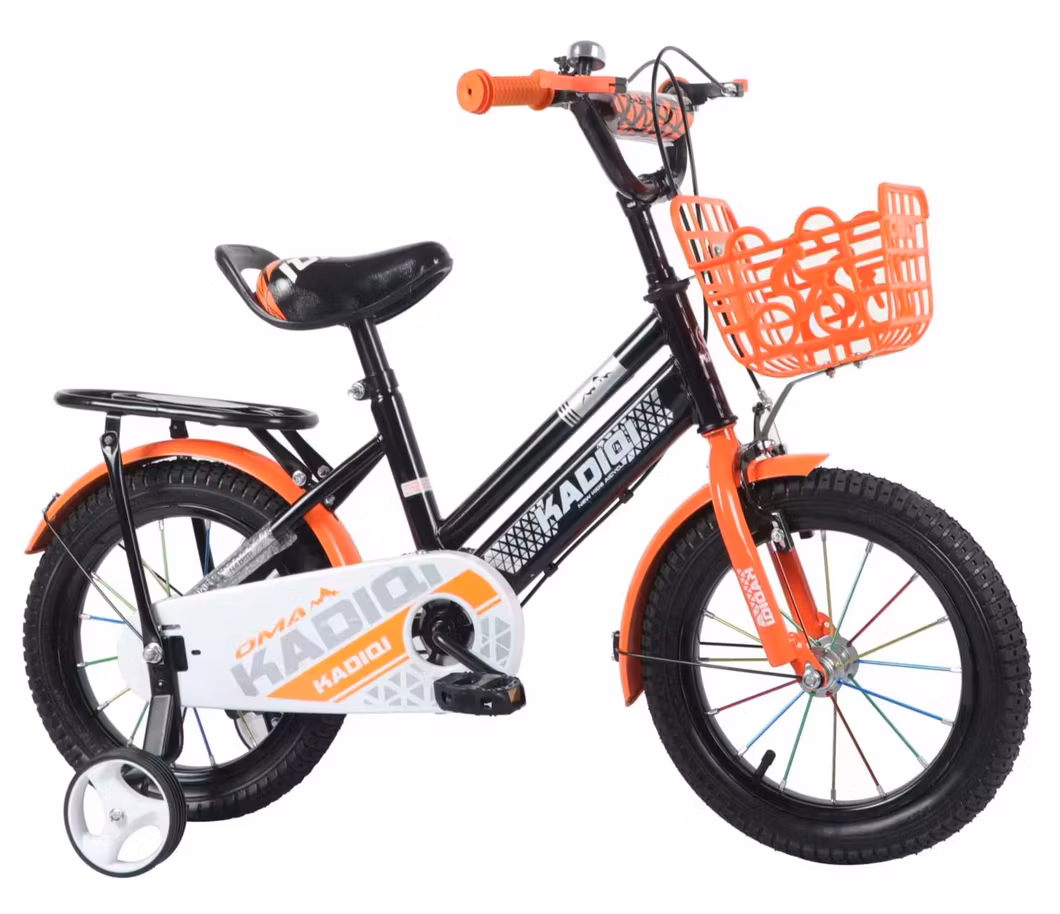 2024 New 12" 14" 16" 18" Inch Hot Sale Steel Children Bicycle Kids Bike Chinese Factory Have Training Wheel Child Cycle Single Speed Mini Bike