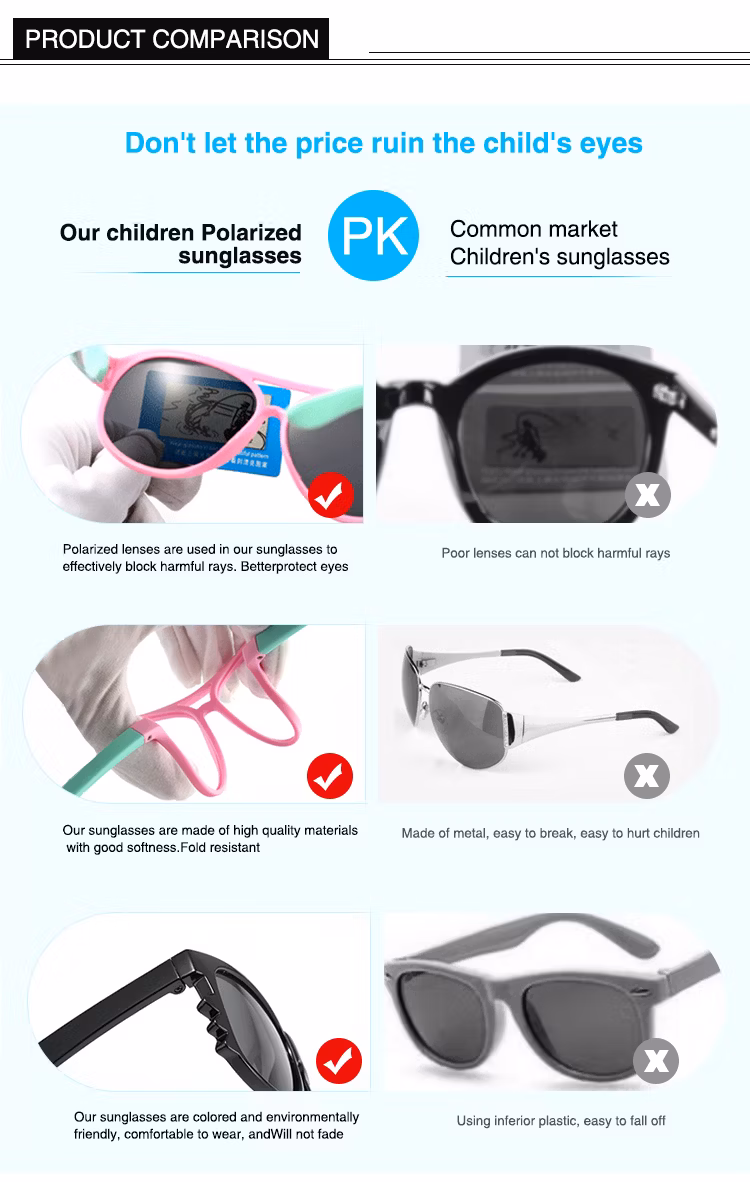 Best Price Funny Cute Butterfly Design for Kids Sunglasses UV400 Polarized Girl Child Flexible Frame