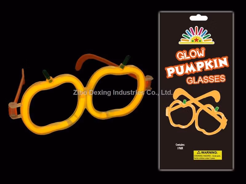 Pumpkin Shaped Glow Eyeglasses For children