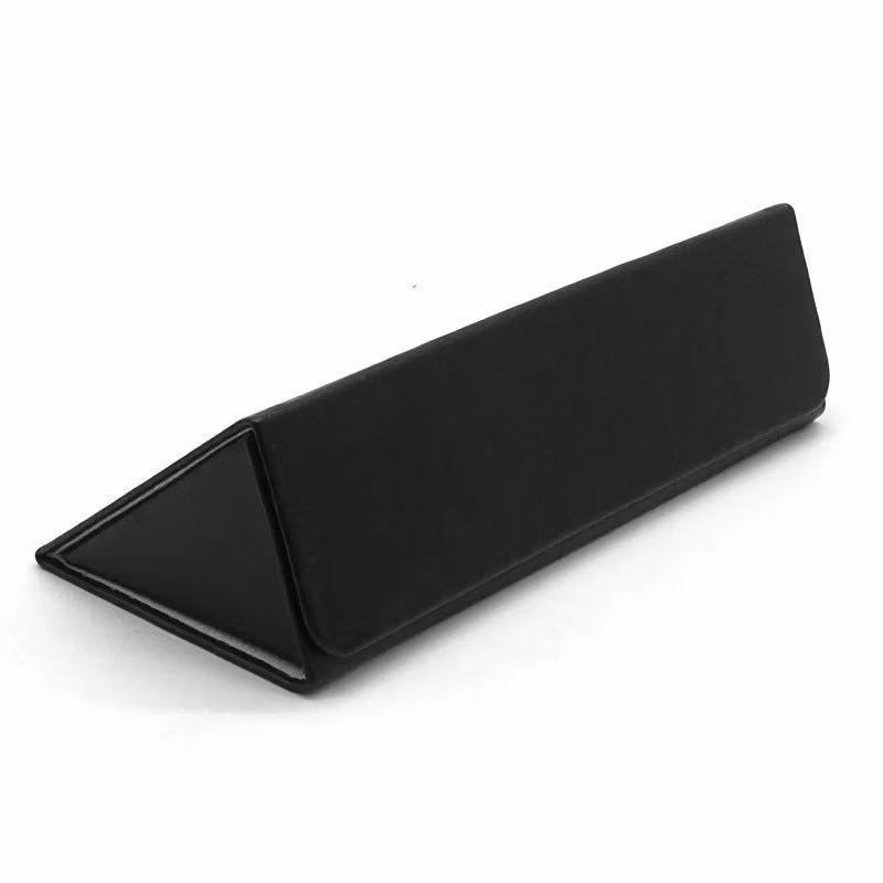Inno-Z010 Triangular Shaped Folding Glasses Box; Foldable Eyeglasses Cases with Magnet Closure for Optical Glasses and Sunglasses Eco-Friendly