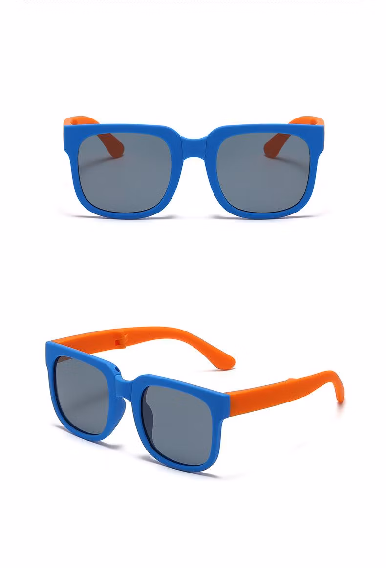 Ready Wholesale/Retail Folding Tpee Kids Sunglasses for Girls & Boys