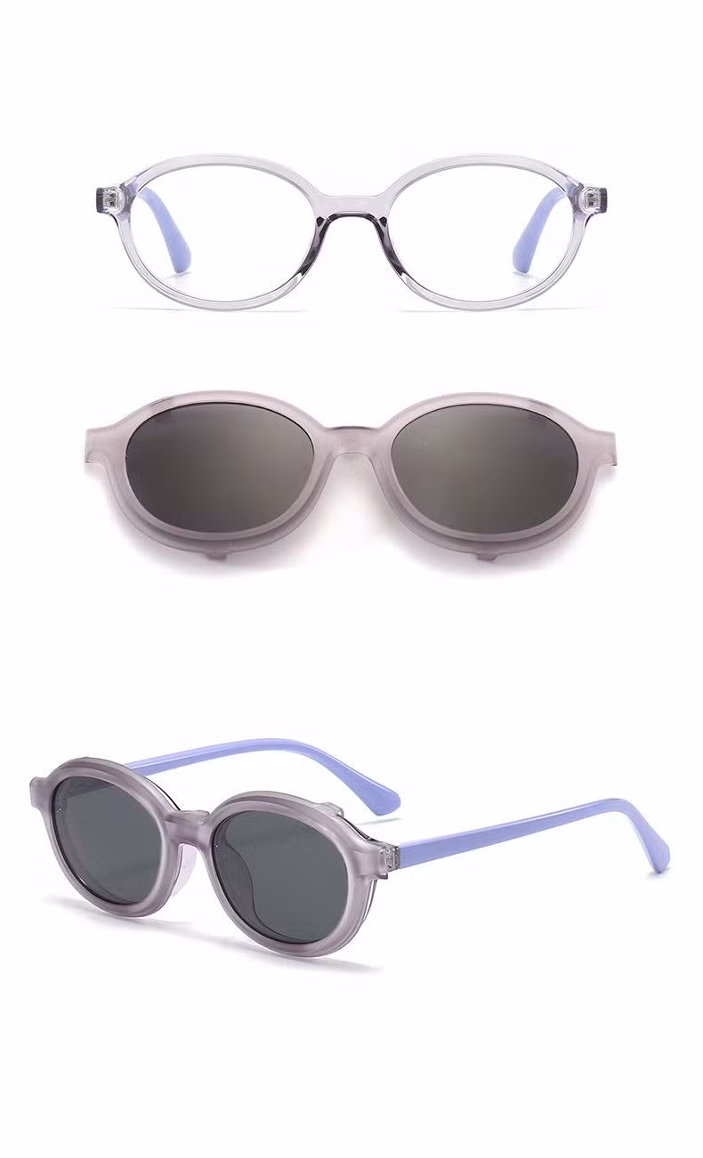 Tr-90 Optical Frame Clip on Fashionable Popular for Kids Sunglasses