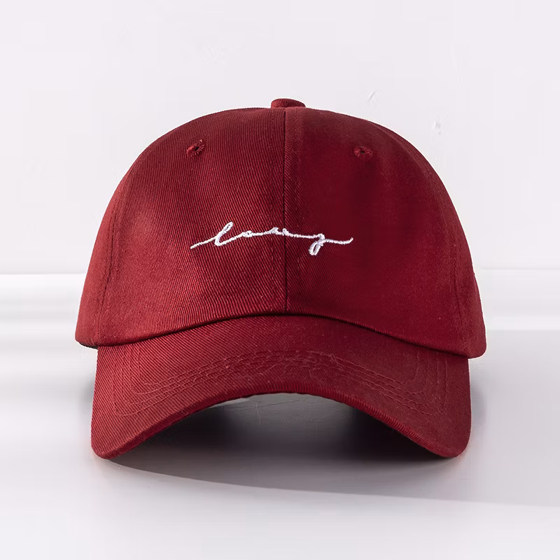 Fashion Outdoor Women Men Carved Brim Adult Unstructured 6 Panel Cotton Baseball Hat