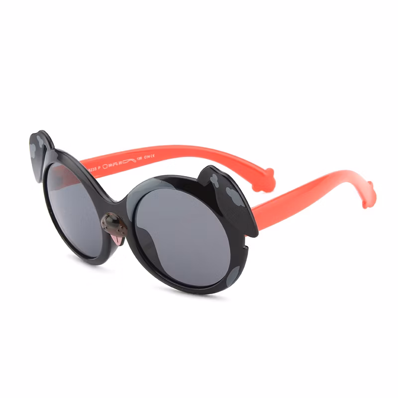 2020 New Kids Cartoon Dalmatian Sunglasses Silicone Polarized UV Protection Baby Sunglasses