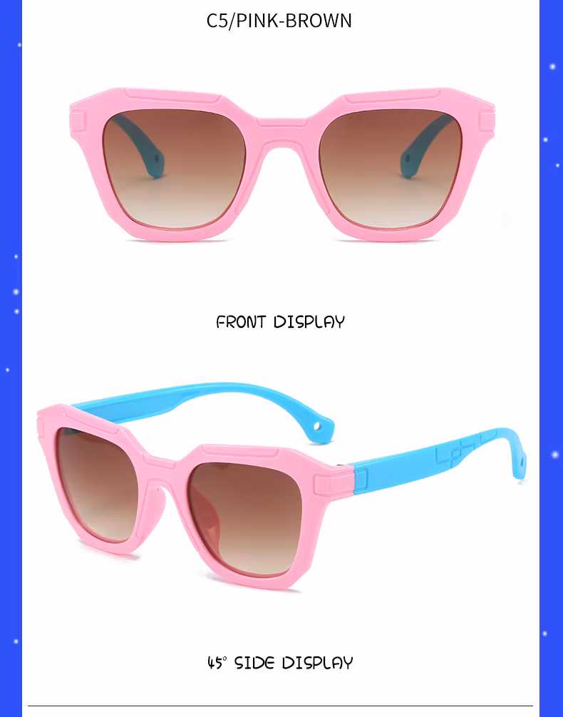 Popular OEM ODM Custom PC Sunglasses Children Sunglasses Plastic Toddler Sun Glasses