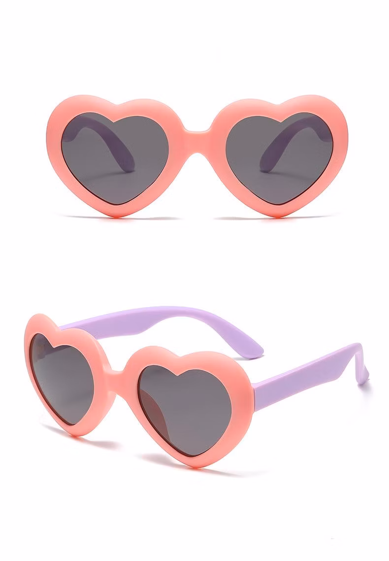 100% UV Protection TPR/ Rubber Flexible Kids Sun Glasses TPE Polarized Sunglasses