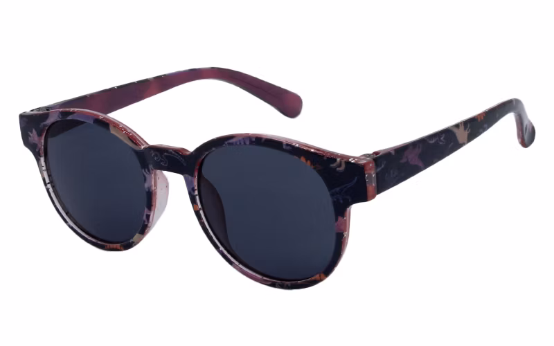 Lovely Cartton Oval Frame for Kids Outdoor Beach Style Sunglasses