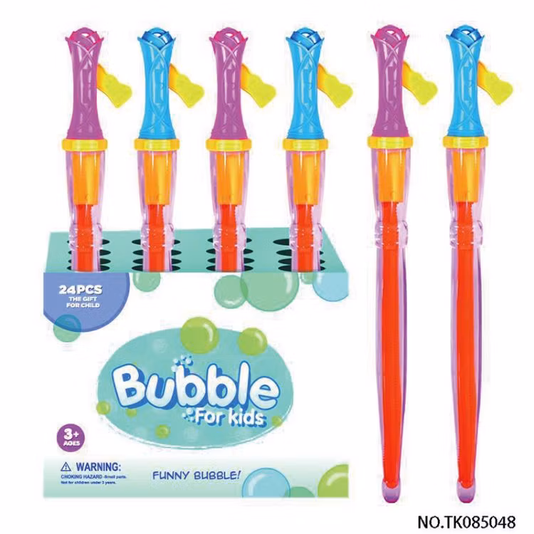 Hot Toys 2024 Wholesale 42cm Colorful Summer Funny Kid Toy Bubble Water and Bubble Wand Gun Toy