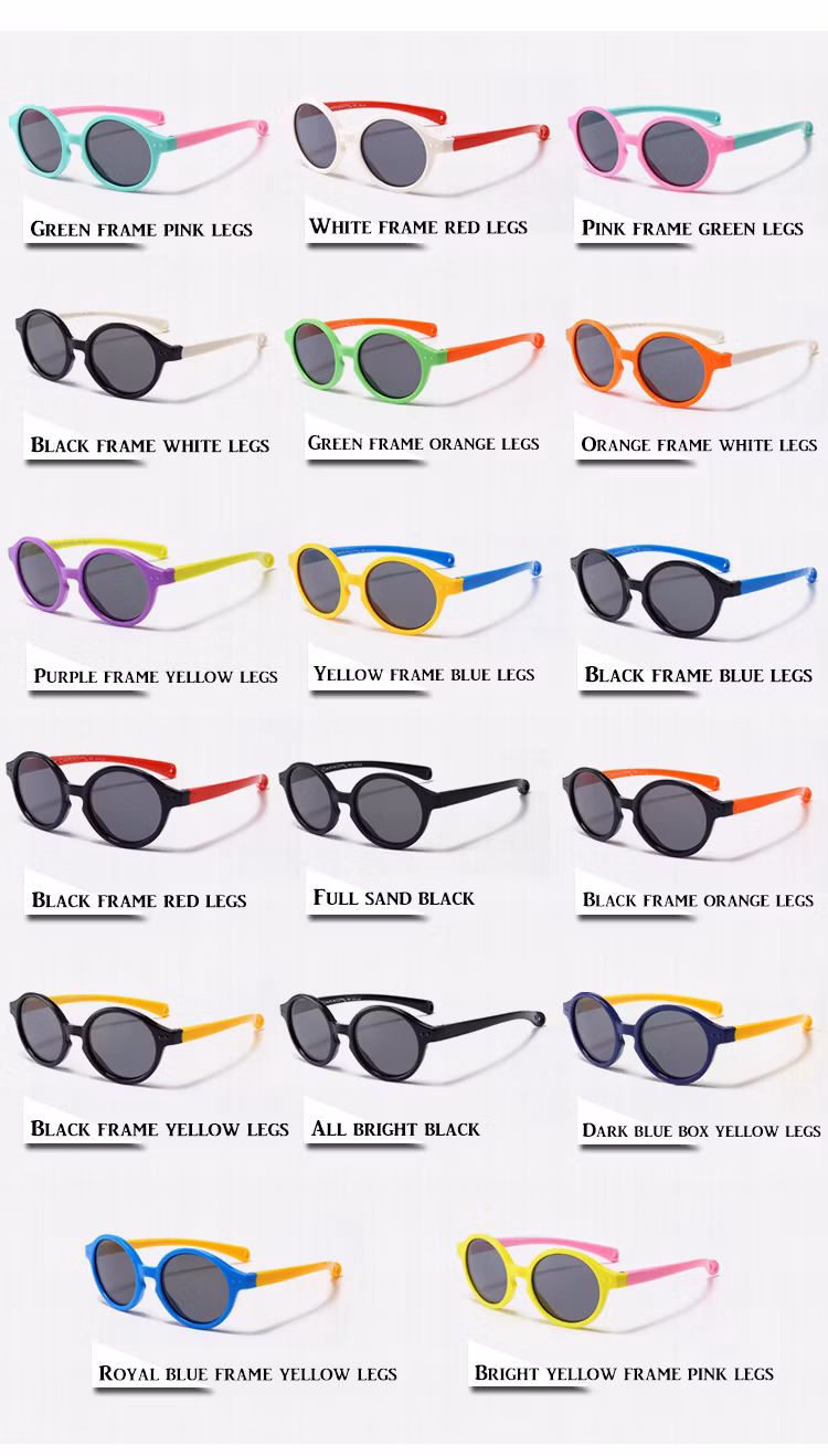 Latest Fashion Children Sunglasses Girls Boys AC Lenses UV400 Sunglasses