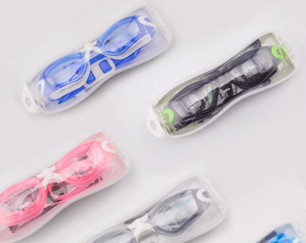 Customized Logo Kids Swim Goggles Junior Swimming Glasses