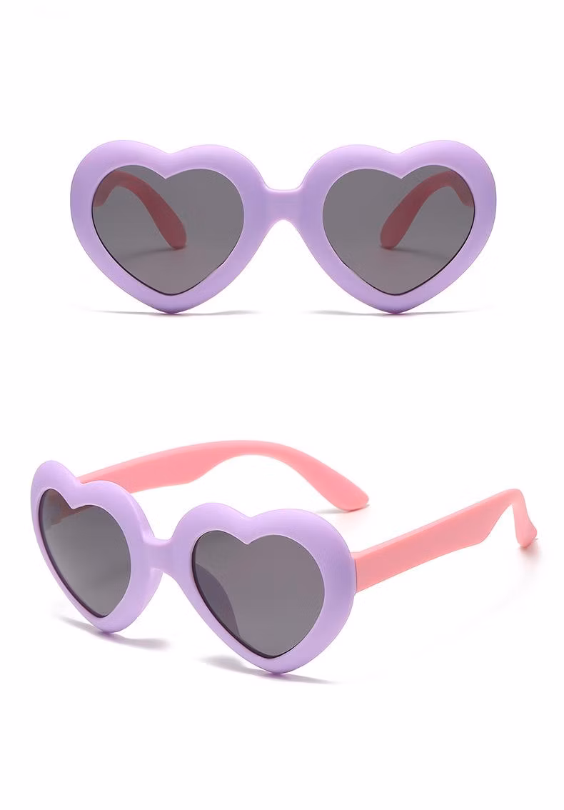 100% UV Protection TPR/ Rubber Flexible Kids Sun Glasses TPE Polarized Sunglasses
