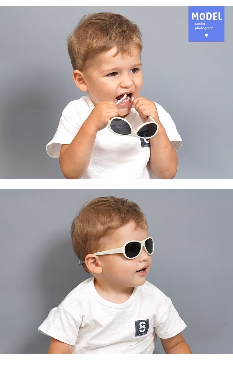 Children Silicone Polarized UV Protective Kids Sunglasses Cute Baby Sunglasses for Boys and Girls
