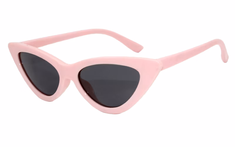 New Arrival Cutie Candy Colors Leopard Cat Eyes Frame Kid Polarized Sunglass