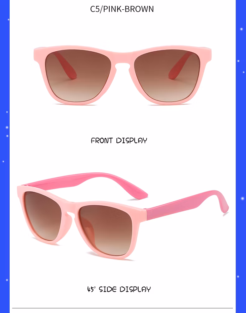 PC UV400 Cheap Kids Sunglasses Youth Outdoor Protection Sunglasses