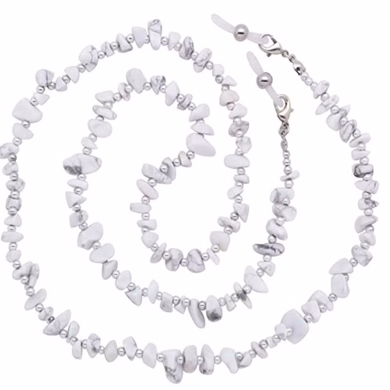 Tiger Stone Stone Chain Sunglasses Chain Fashion Glasses Chain Men′s and Women′s Clothing Chain Necklace <Esb01330>