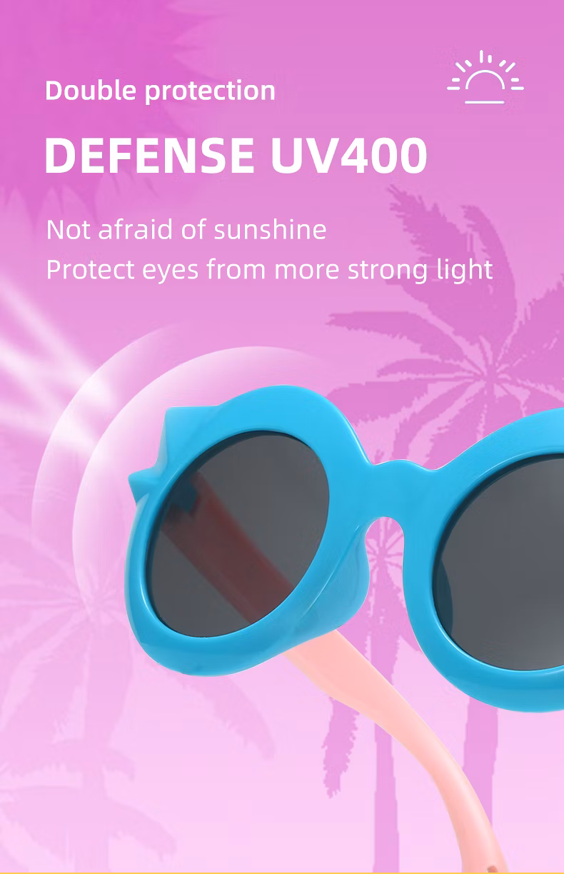 Wholesale Fashion Vintage Quality Cheap UV400 Ready Stock Plastic Children Sunglasses