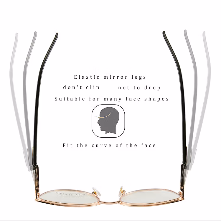 Tr87168 Hot Selling Anti Blue Light Trendy Glasses Limmed Custom Eyewear Anti Blue Light Glasses Clear