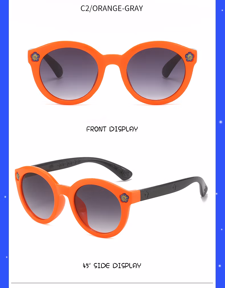 2023 High Quality Newest Cheap Cartoon Kids Eyewear Hot Sale Boys Girls Sun Glasses Children Sunglasses