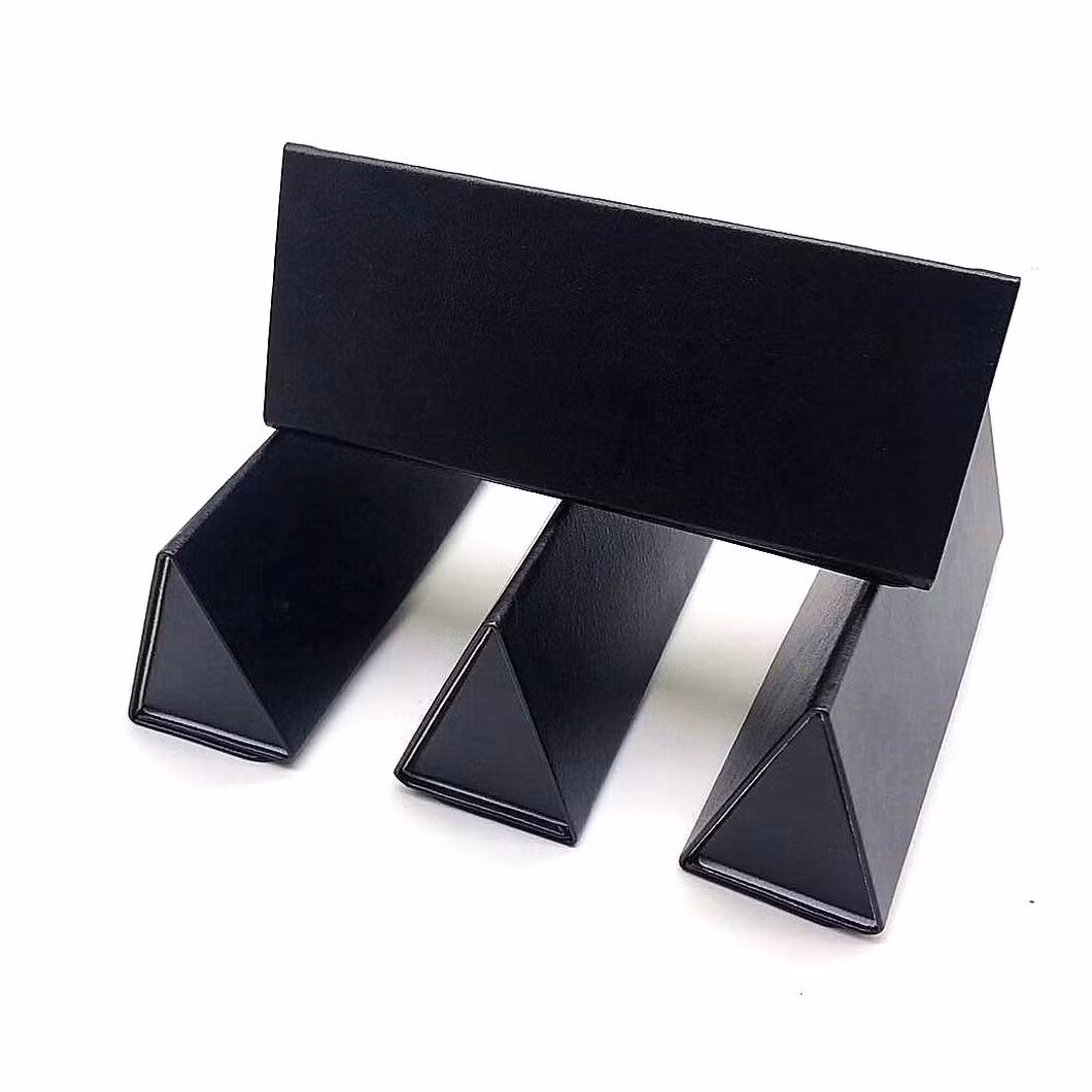 Inno-Z010 Triangular Shaped Folding Glasses Box; Foldable Eyeglasses Cases with Magnet Closure for Optical Glasses and Sunglasses Eco-Friendly