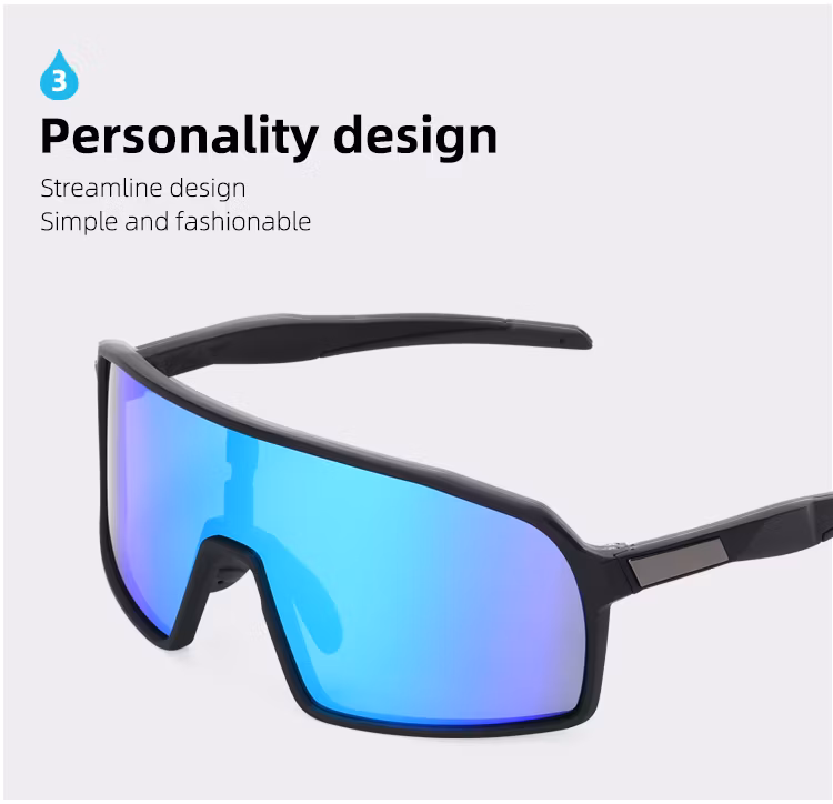Best Selling Lightweight Frame One Piece Lens Cricket Sport Sunglasses OEM ODM Fashion Running Hiking Sun Glasses