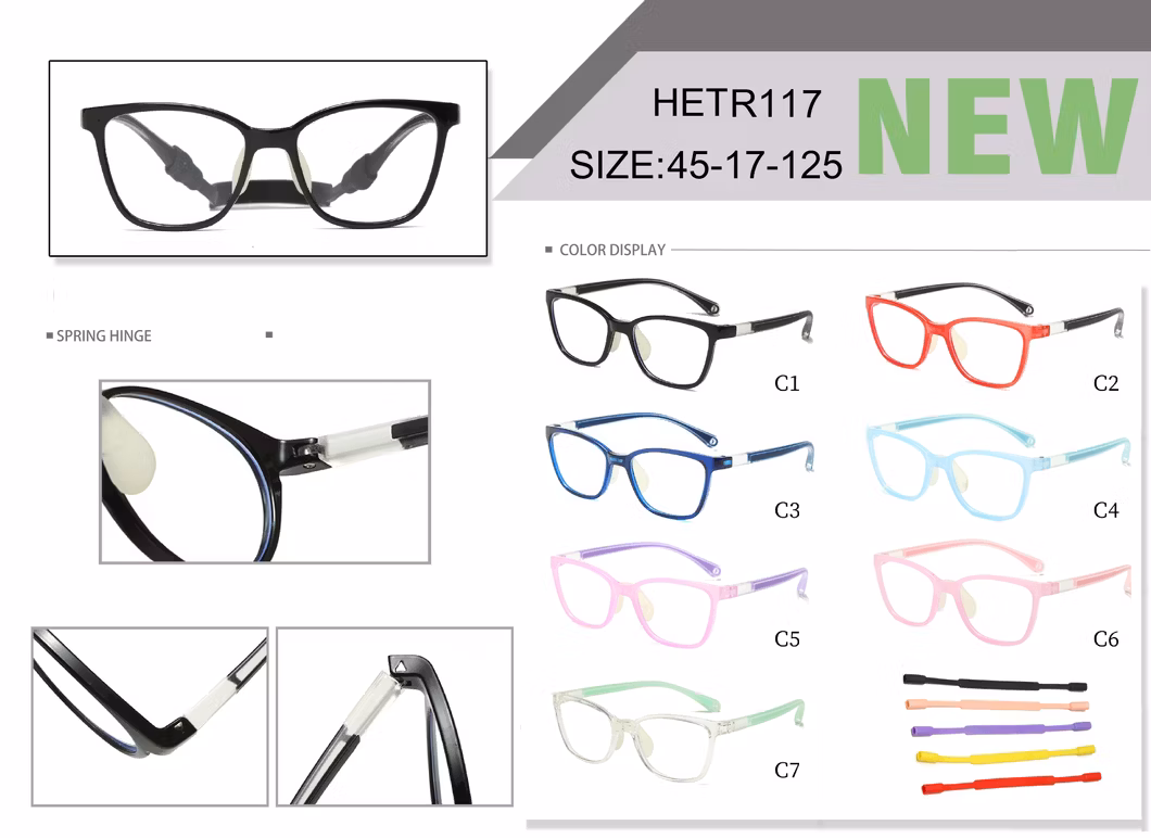 New Fashion Kid Glasses Flat Glasses for Boys and Girls Full Frame Lightweight Computer Goggles