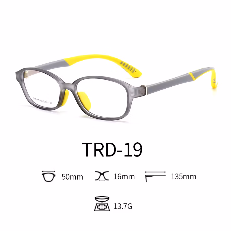2020 New Arrivals Anti Blue Light Glasses Tpee Rubber Flexible Kids Nerd Glasses