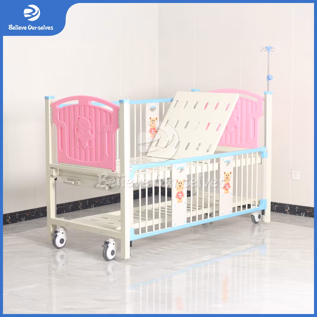 Huaren Kid Child Pediatric Bed Distributor China Medical Furniture Hospital Nursing Care Child Patient Bed