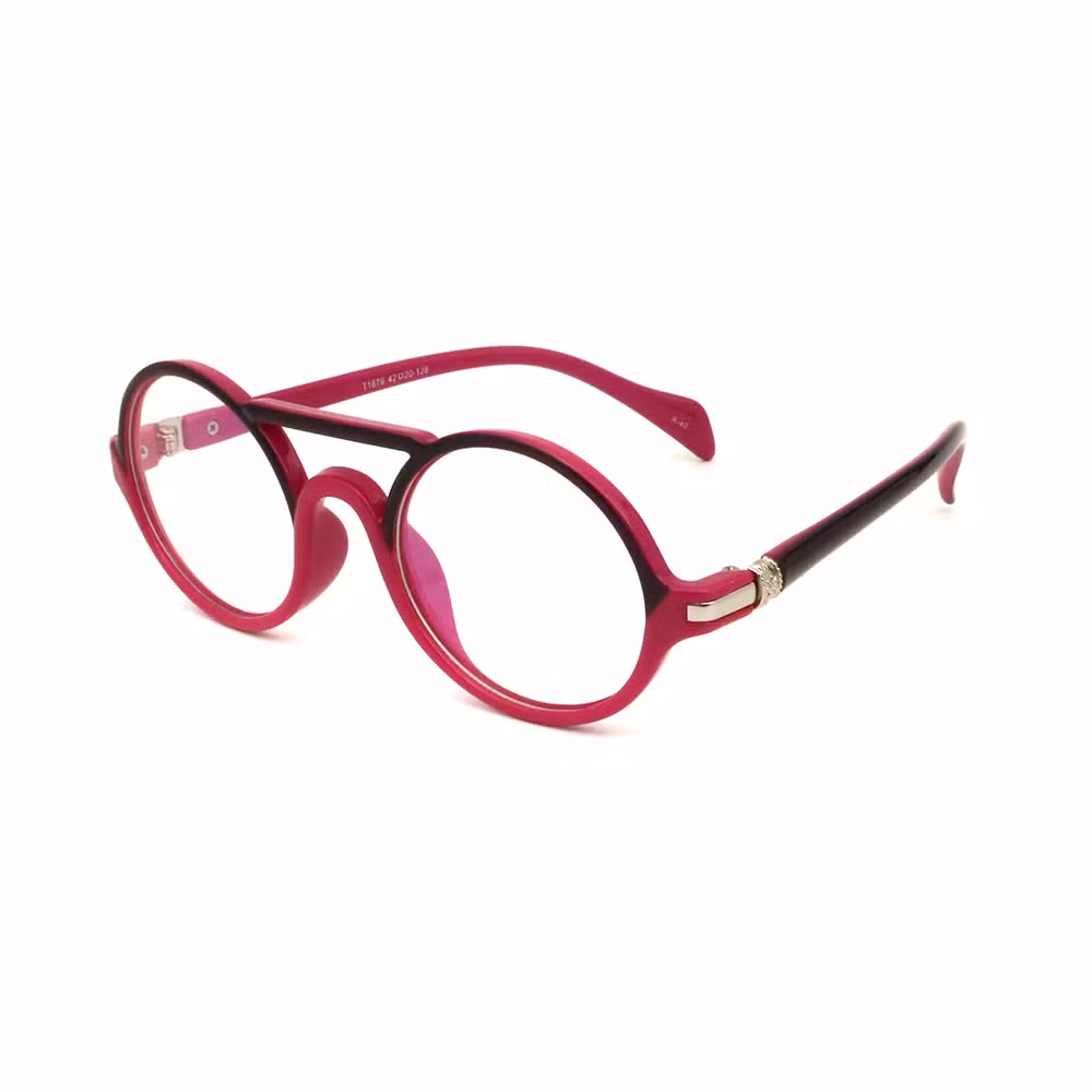 Flexible Kids Frame Round Tr90 Optical Glasses for Children Reading Eyewear