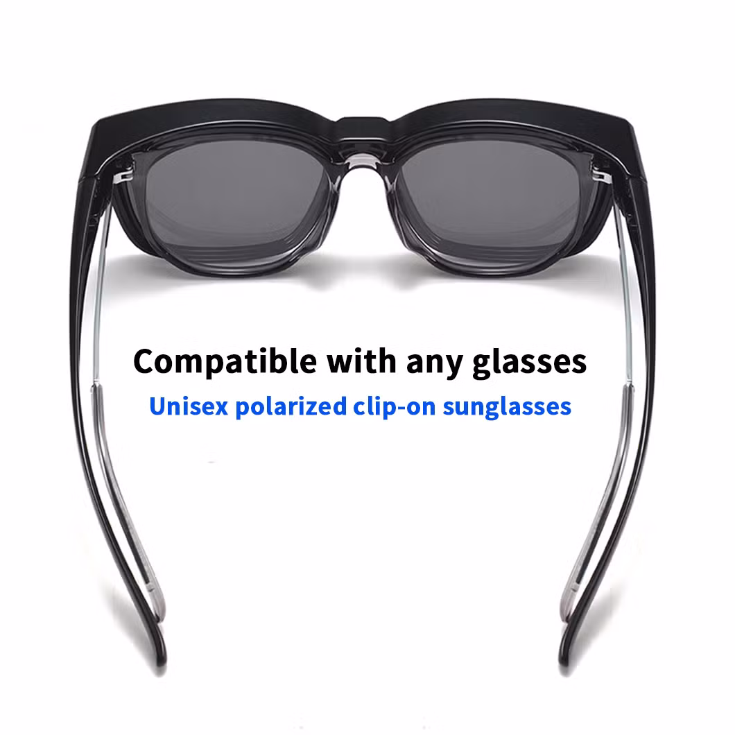 Glasses Cover Myopia Sunglasses Polarization UV Proof Simple Driving Clip-on Sunglasses
