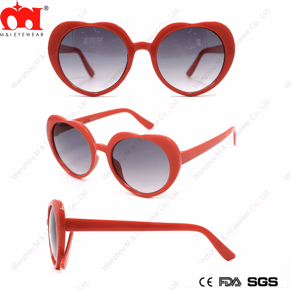Sparking and Crystal-Clear Fashion Frame Oval-Shaped Kids Sunglasses (LT905022)