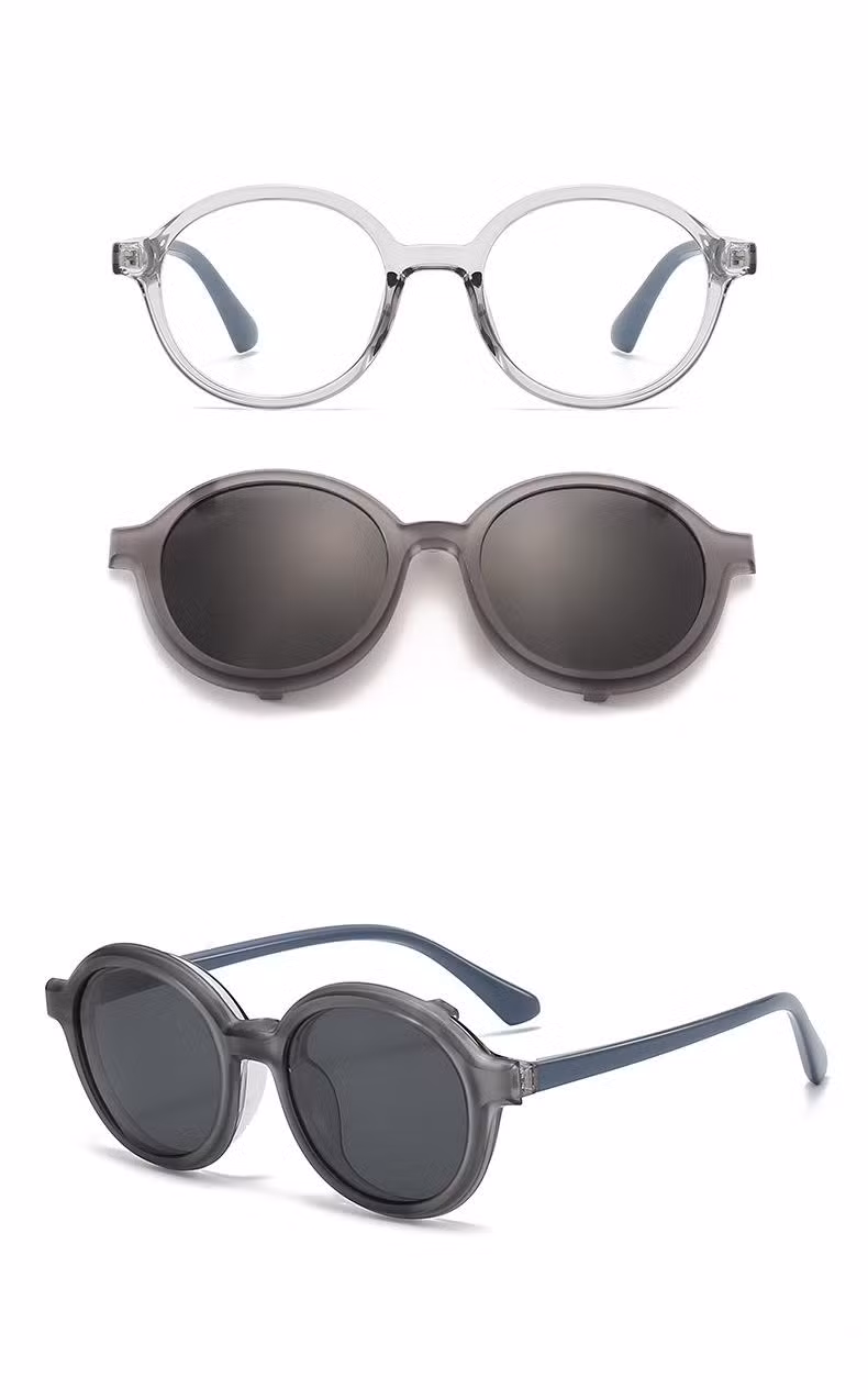 Frames Color Changeable Optical Frame for Kids with Fashionable Clip on Baby Sunglasses