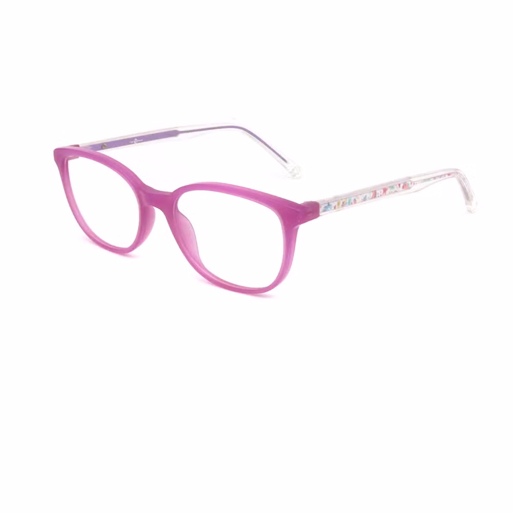 Girl Cute Purple Pink Kids Acetate Optical Frame