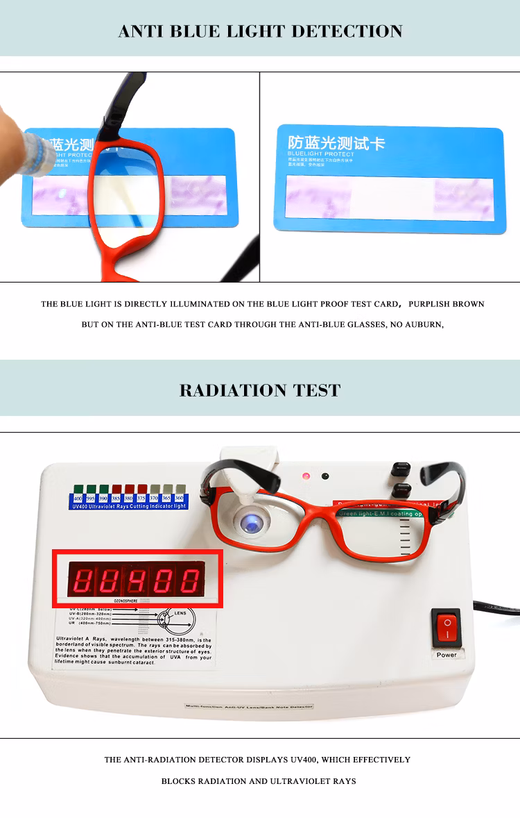 Blue Light Blocking Tpee Rubber Tr90 Kids Glasses