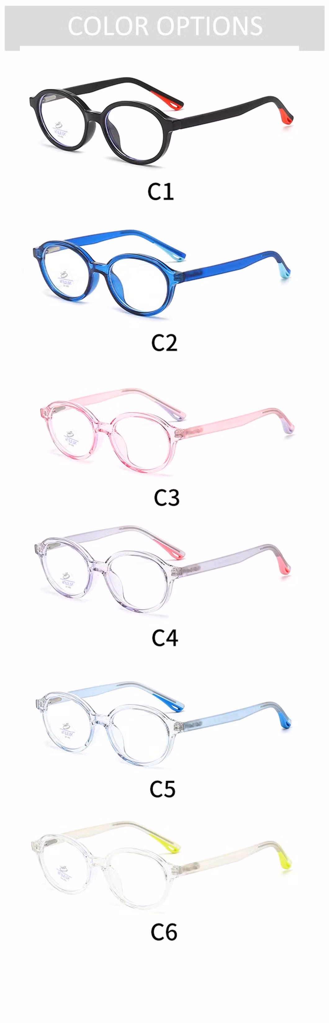 Gd Pink Tr 90 Frame Blue Light Blocking Anti Blue Glare Kids Computer Glasses
