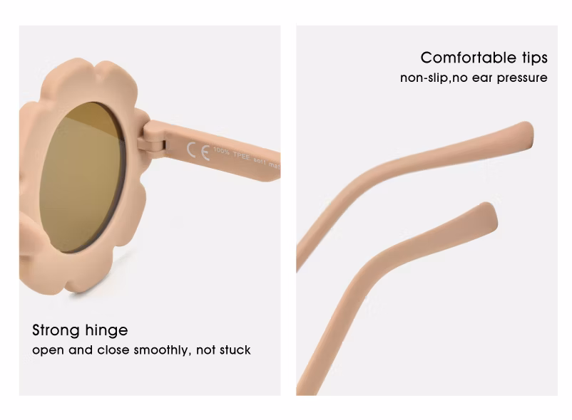 Pilot Optics Latest Fashion Children′s Sun Glasses Cute Flower Kids Party Sunglasses