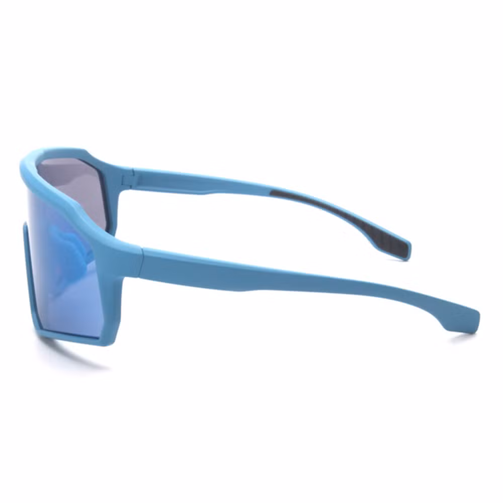 Custom Cycling Glasses UV400 Protection Youth Baseball Shades Baby Blue Sports Goggles