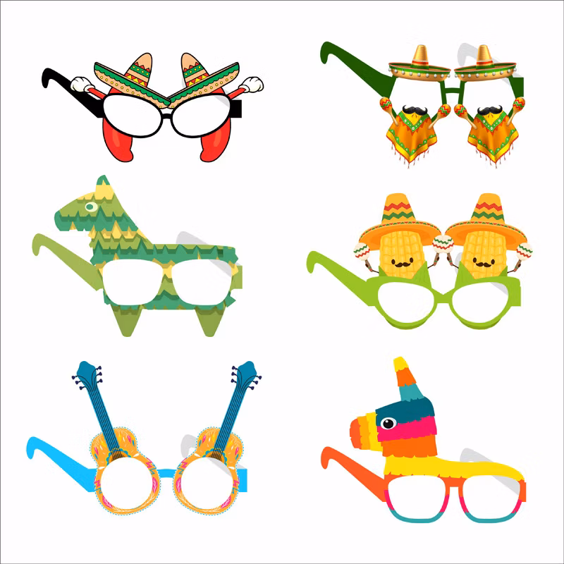 2024 PC Wedding China Factory Price Beer Cheer Party Sunglasses Sp700045
