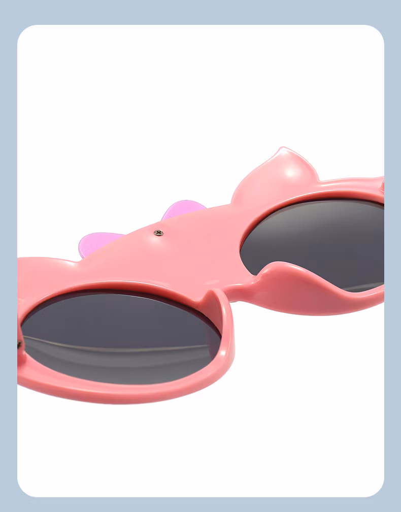 New Arrivals Unisex Tpee Sunglasses Kids Shades 3D Cartoon Cat Sun Glasses