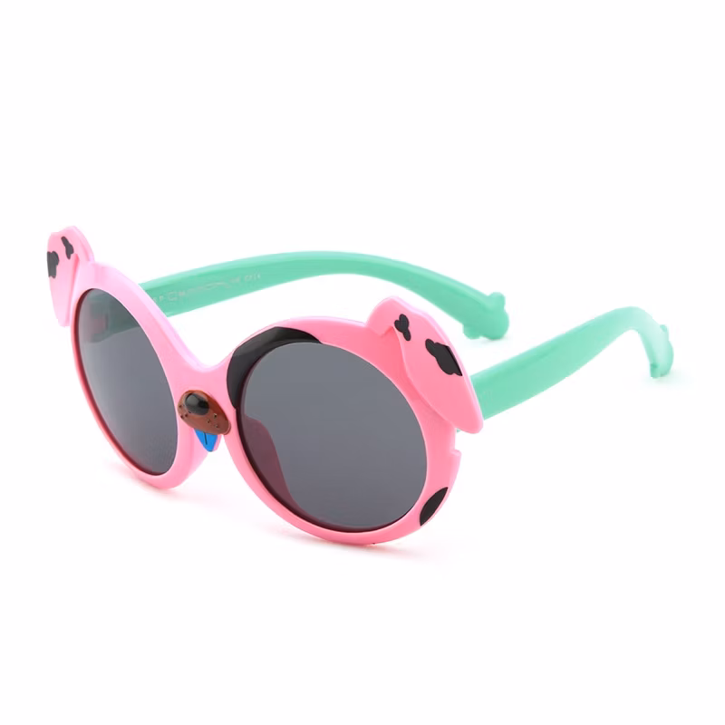 2020 New Kids Cartoon Dalmatian Sunglasses Silicone Polarized UV Protection Baby Sunglasses
