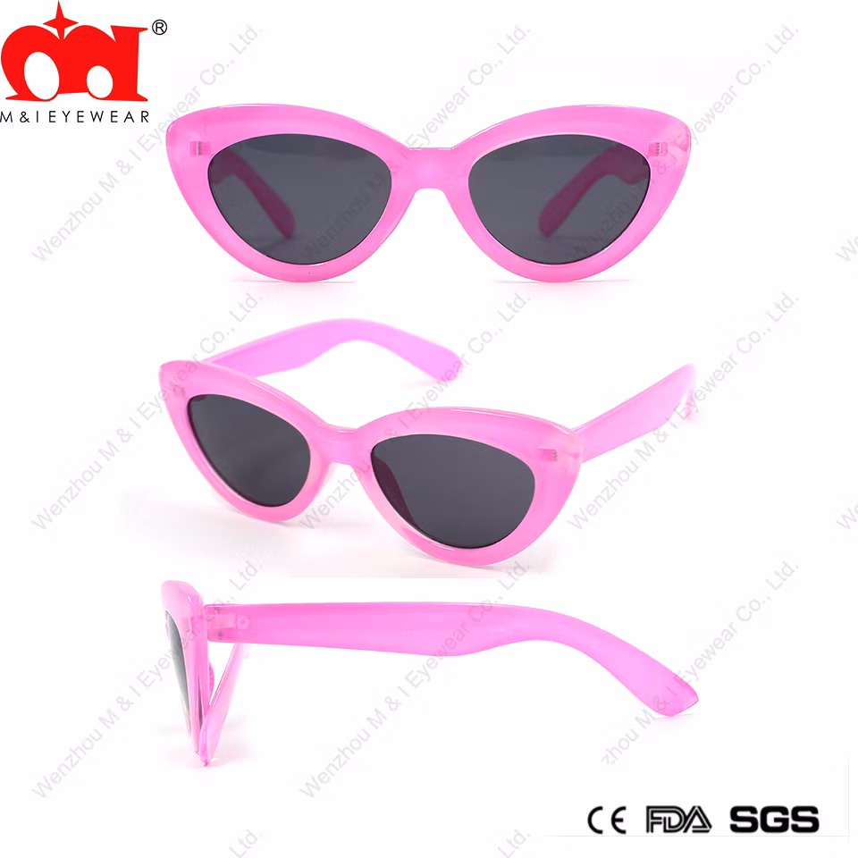 Classic Well-Designed Cat Eye Multicolor Frame Simple Kids Sunglasses (LT905062A)