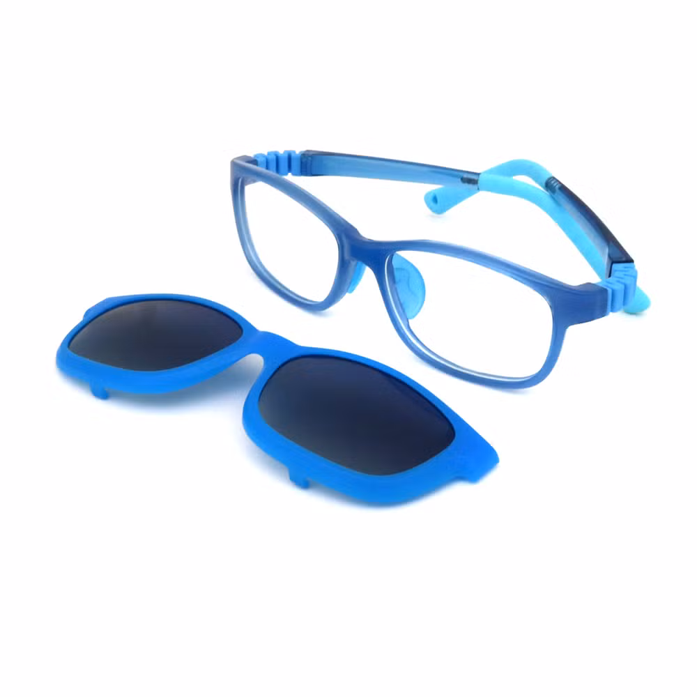Kids Glasses Clip on Frames Kids Retro Sun Glasses Square Sunglasses for Kids