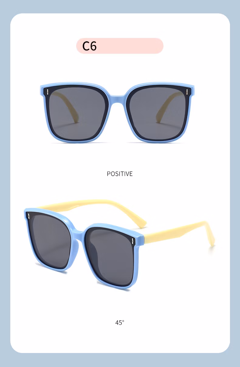 Hot Selling Children Eyeglasses Kids Fashion Sunglasses Read Goods Tpee Sunglasses