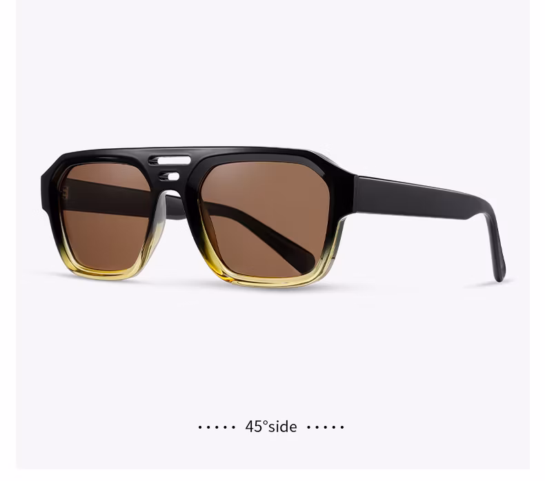Acetate Sunglasses High Quality Wholesale New Fashion Female Trend Sunglasses Luxury Transparent Acetate Sunglasses