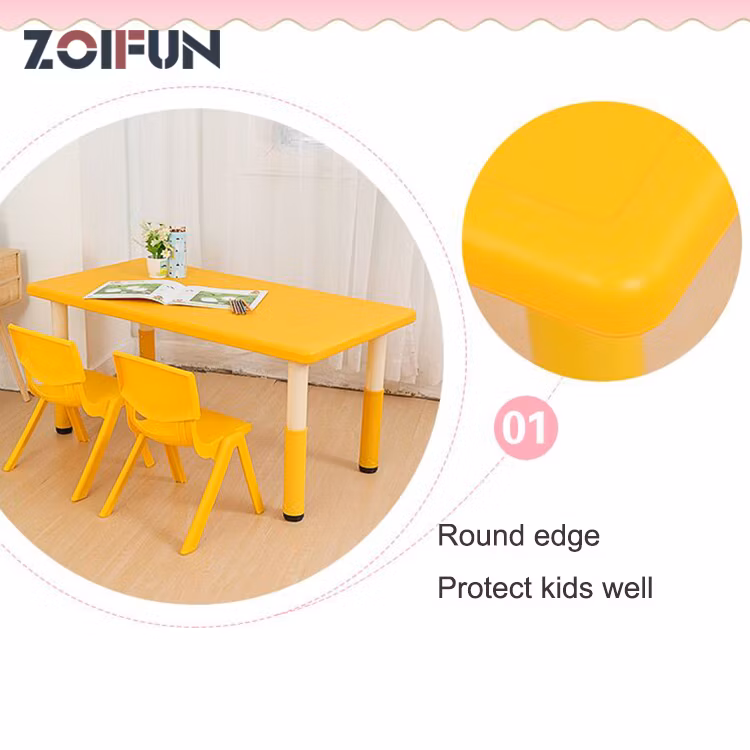 Zoifun Kindergarten Furniture High Quality Children′s Tables and Chairs Kid′s Table