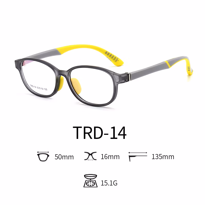 2020 Promotion Anti Blue Light Glasses Tpee Rubber Flexible Kids Optical Frame