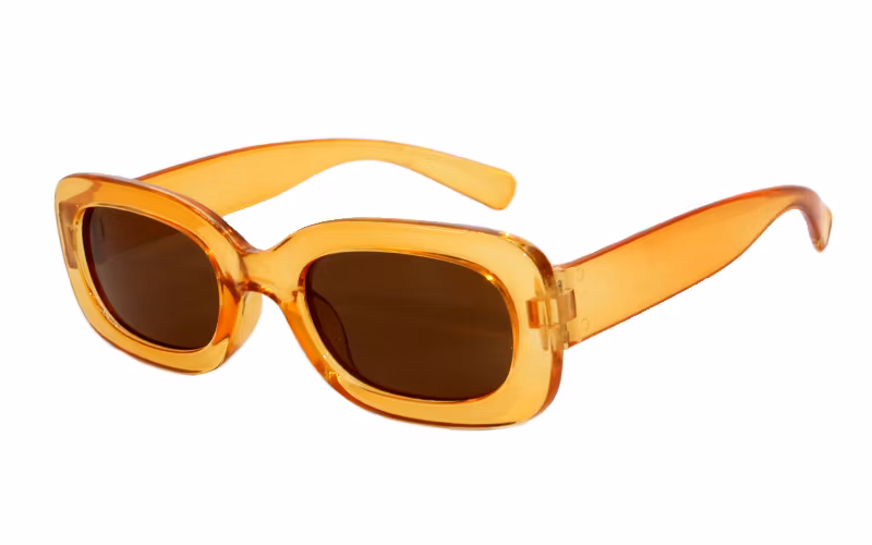 Factory Customization Candy Colors Lovely Fashion Design Rectangle Frame Kids Sunglasses