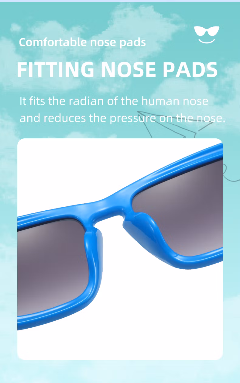 Kids Square Sunglasses PC Shades Sunglasses UV 400 Children′s Fashion PC Sunglasses for Boys and Girls